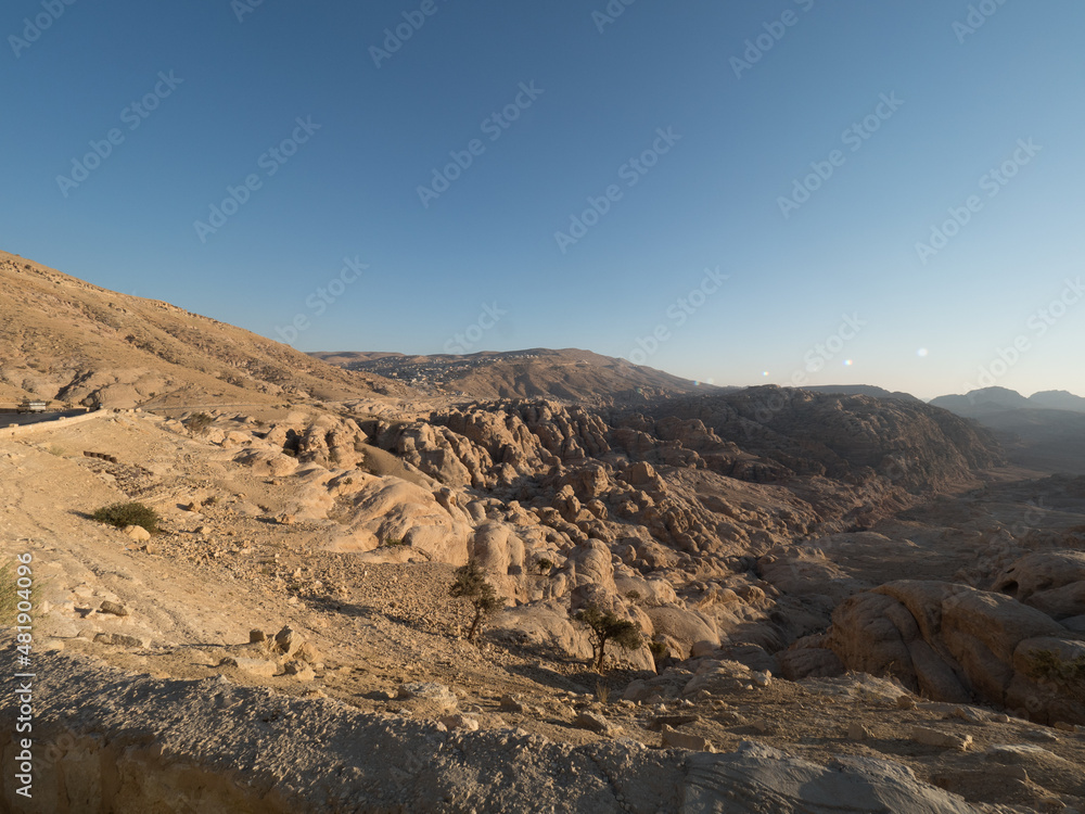 Fototapeta premium Little Petra, en Wadi Musa, Jordania, Oriente Medio, Asia