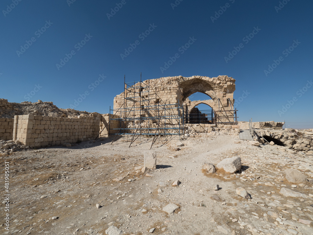 Castillo de Shobak, en la Carretera de los Reyes, en Jordania, Oriente Medio, Asia