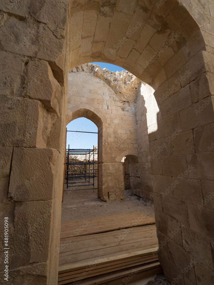 Castillo de Shobak, en la Carretera de los Reyes, en Jordania, Oriente Medio, Asia