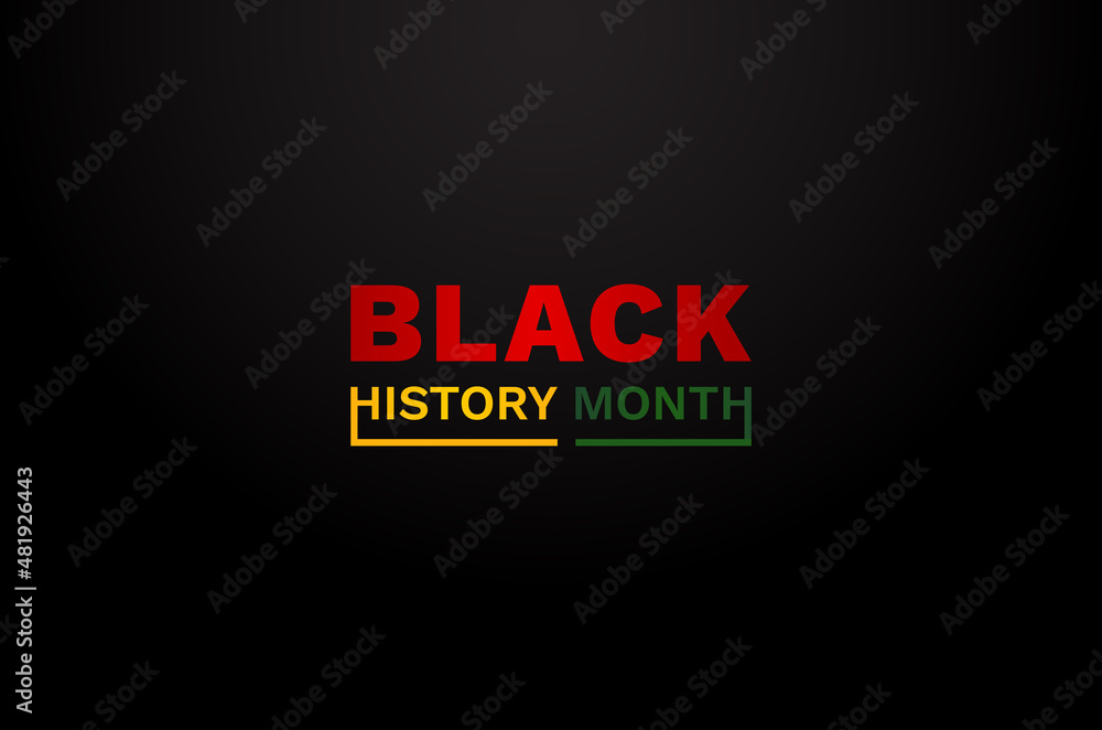 Black History Month Background Event
