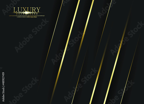 Wallpaper Mural Premium background. Abstract luxury pattern. Gold glitter stripes background. Abstract gold line texture. vector illustration Torontodigital.ca