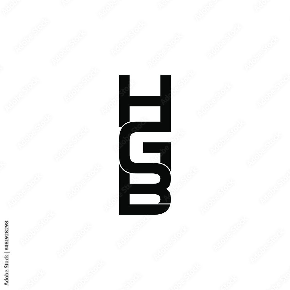 hgb letter original monogram logo design hgb letter original monogram logo design