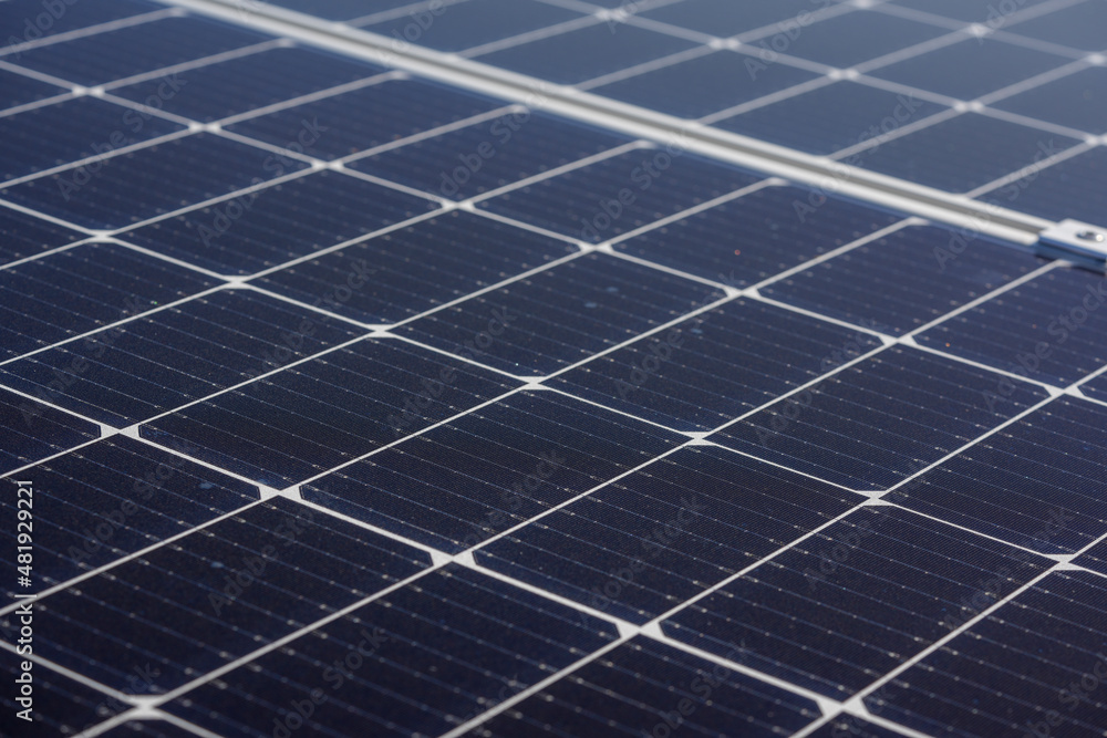 Close up shot Power solar panels , Green energy concept. Care of the Environment, Solar cell, Clean energy. Close up shot Power solar panels , Green energy concept. Care of the Environment, Solar cell, Clean energy.