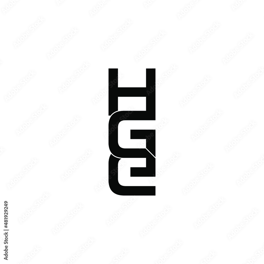 hge letter initial monogram logo design hge letter initial monogram logo design