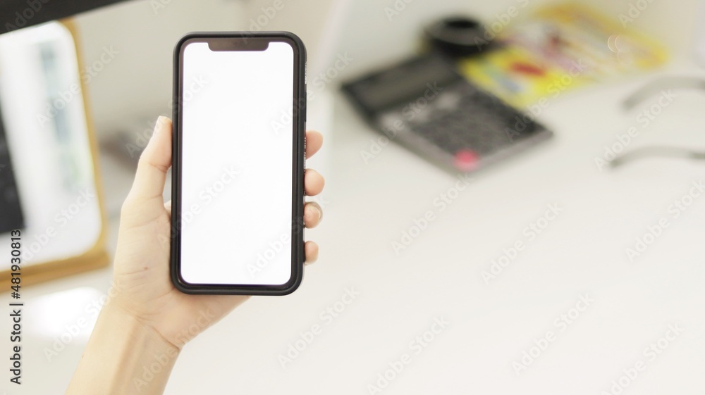 Fototapeta premium phone in hand
