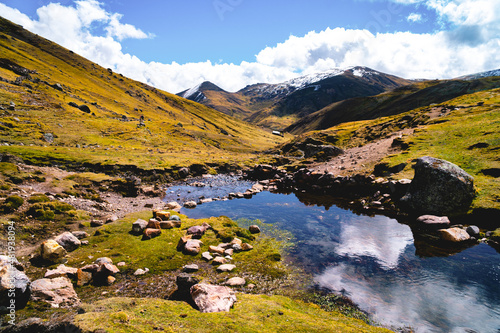 Beautiful Mountain Landscape reflecting off of lake