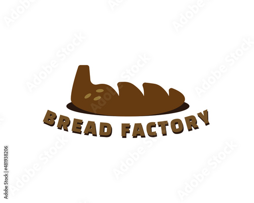 a whole bread factory logo concept vector illustration
