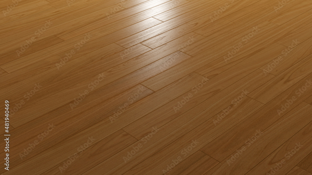 Αυτοκόλλητο home interior with installed laminate floors inside living room