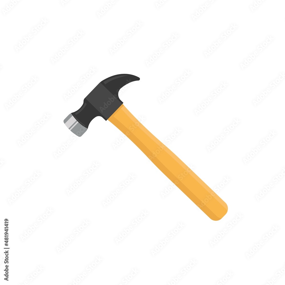 hammer icon vector illustration design template hammer icon vector illustration design template