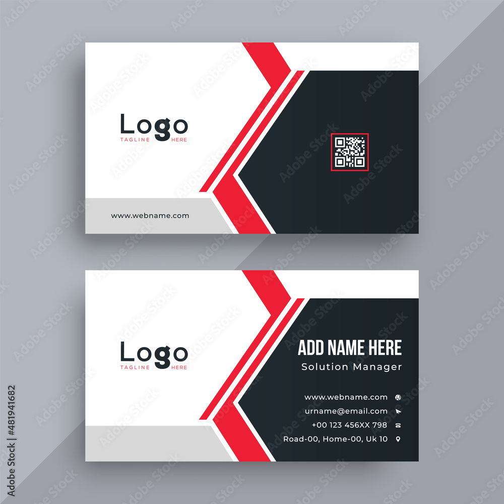 modern corporate business card design