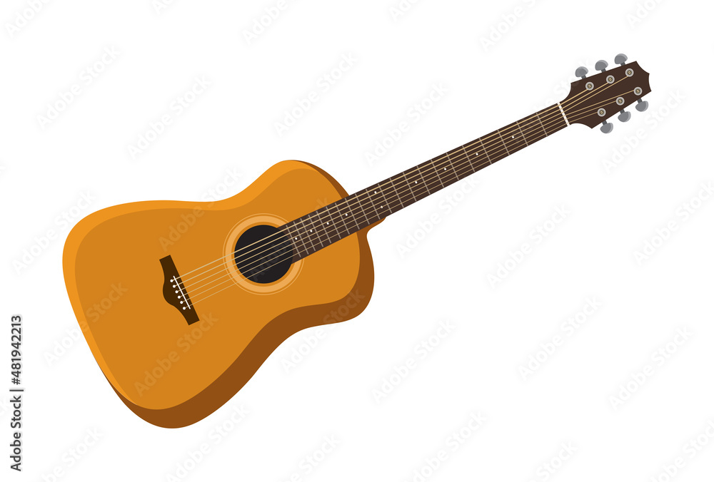 Guitar Acoustic Music Instrument Vector