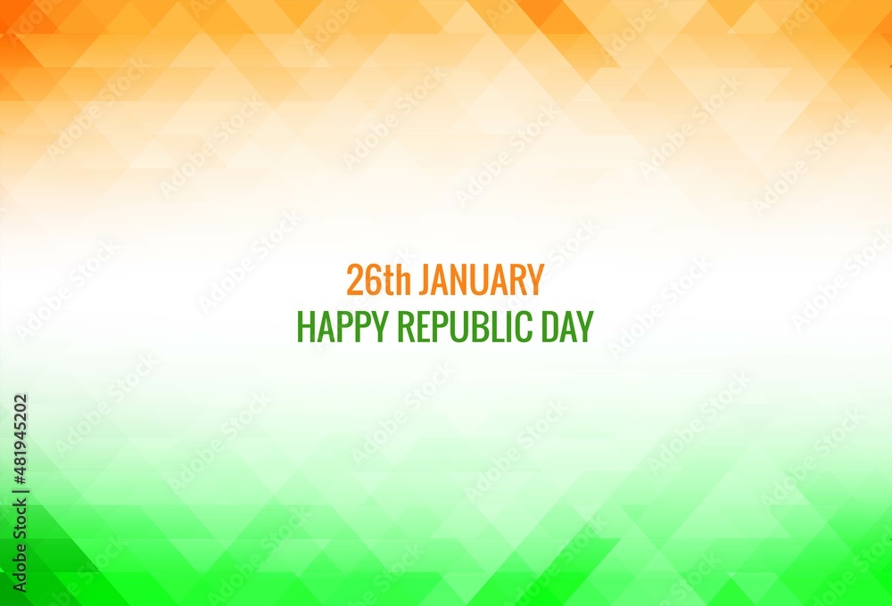 Indian tricolor flag card background