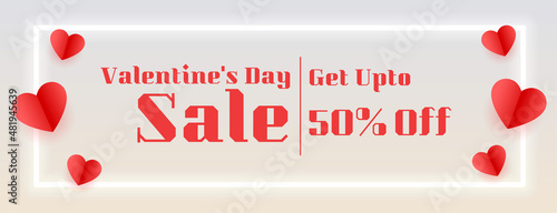 stylish valentines day offer with half price sale
