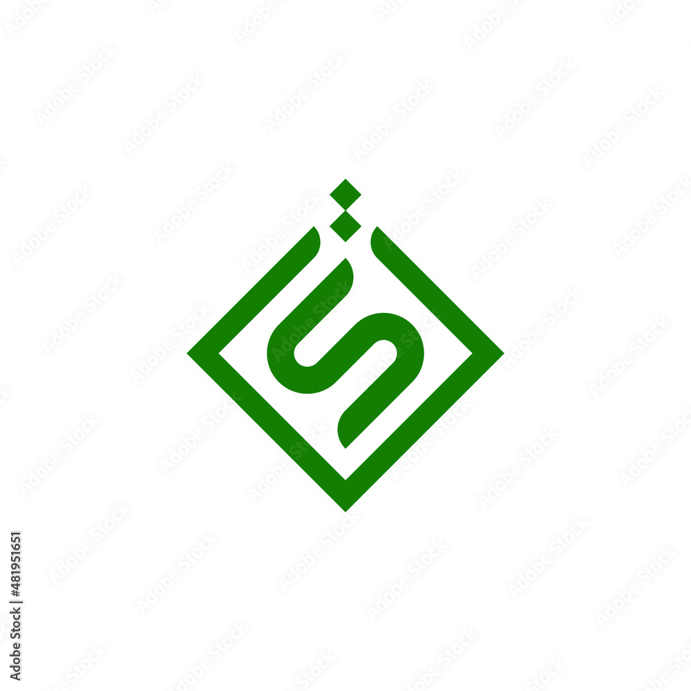 Letter S logo icon design template elements. modern minimalist arabic ...