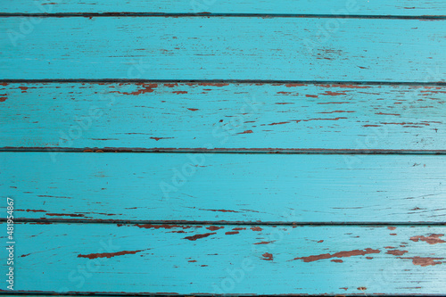 Blue Wood Background Texture. photo