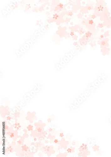 桜の背景素材
