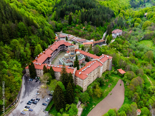 Obraz na płótnie Monastery of Saint Ivan (John) of Rila (Rila Monastery), Bulgaria w salonie