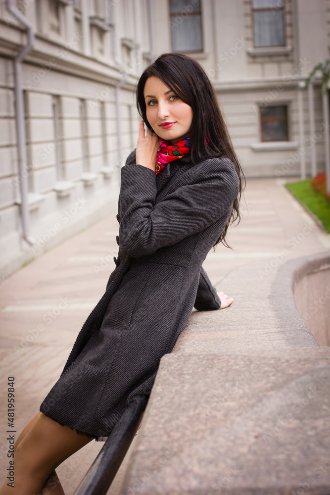 Obraz premium portrait of a woman in the city