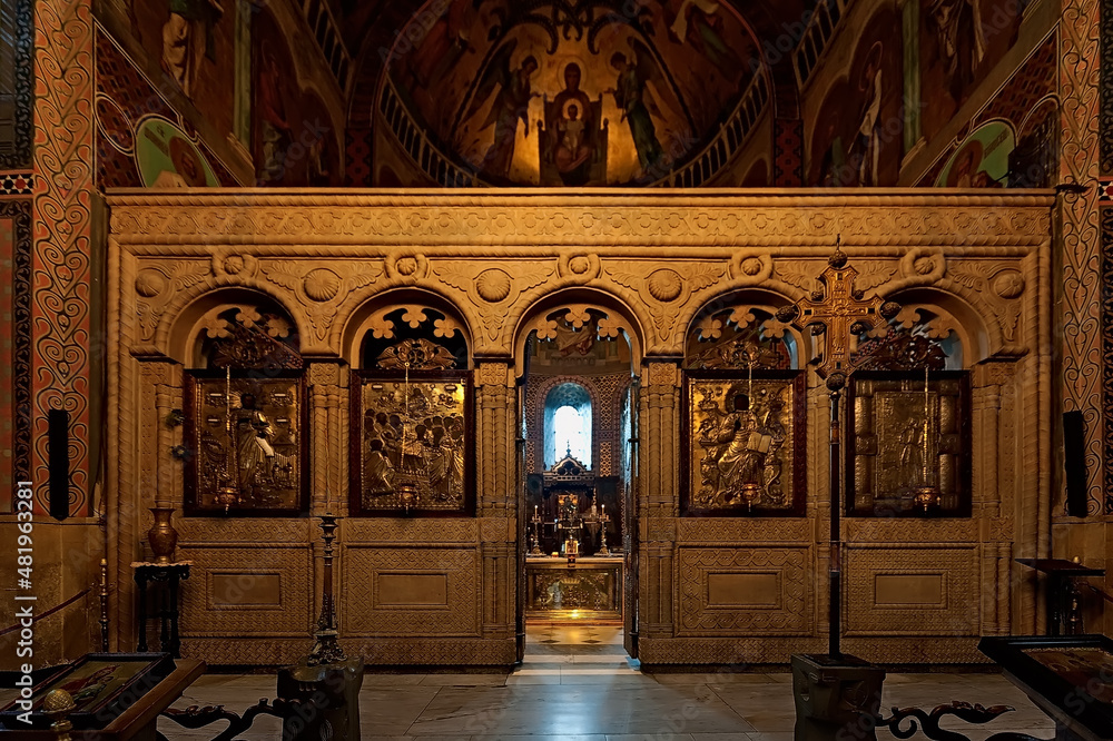 Altar of Sioni Cathedral in Tbilisi Georgia