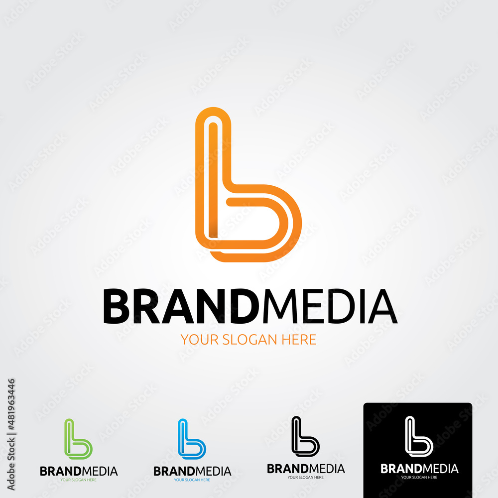 B Logo.B Letter Design Vector Illustration Modern Monogram Icon. B Logo.B Letter Design Vector Illustration Modern Monogram Icon.
