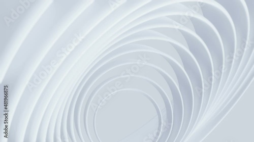 3D rendering of creative shapes conceptual background. Abstract animated wallpaper.