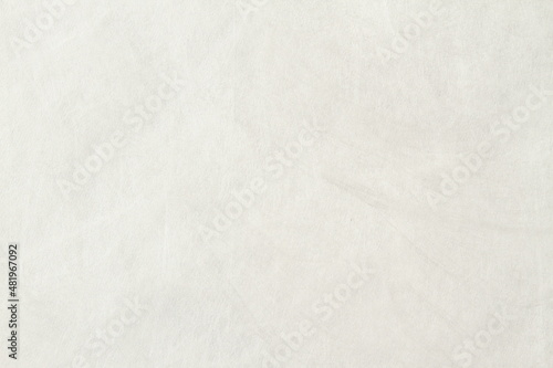 White Japanese Traditional paper texture material for background and wall paper. Totally blank for copy space.