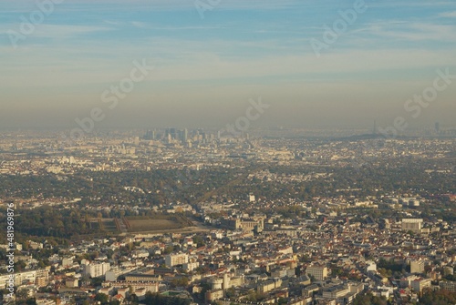 St Germains en Laye vue du ciel en automne © Simon