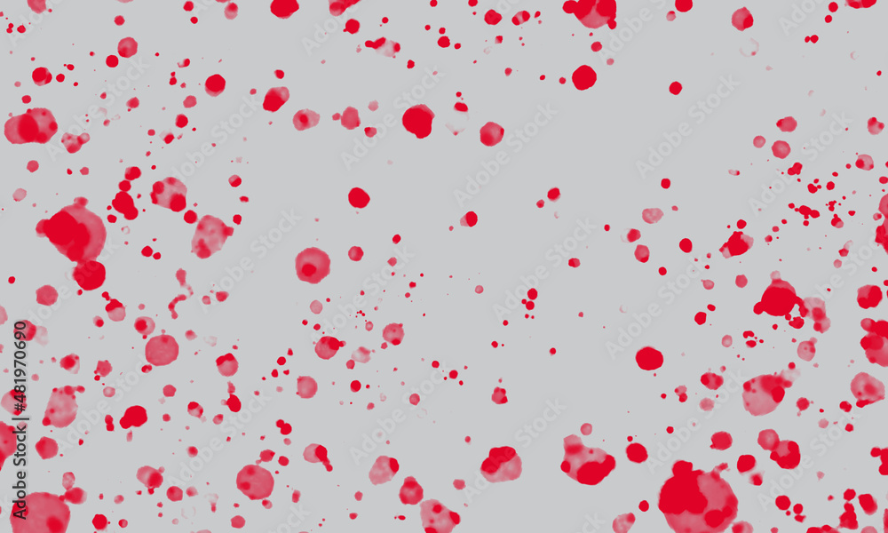 gray background with red water splash