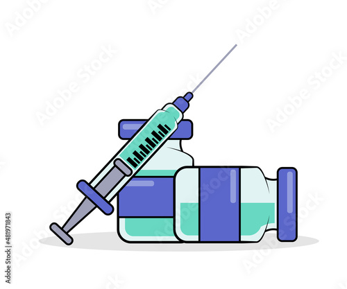 Medical illustration corona...