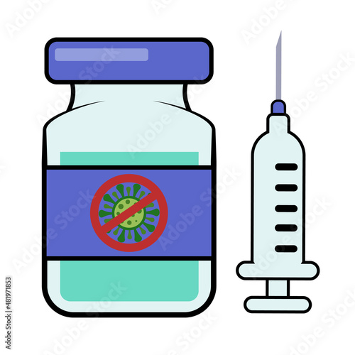 Medical illustration corona...