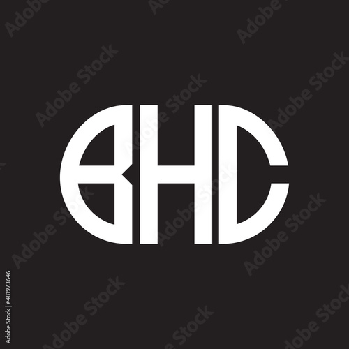 Free Download BHC letter logo design on black background. BHC - GFXLoad