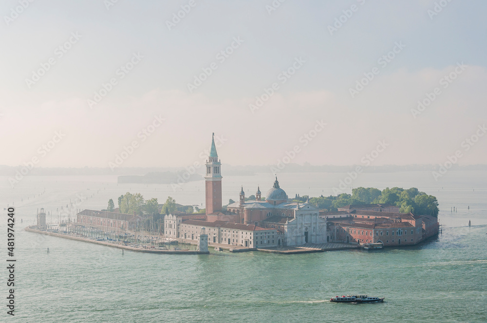 Venedig, San Giorgio Maggiore, Insel, Lagune, Kirche, Abtei, Altstadt, San Marco, Canale, Sommer, Italien