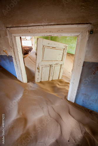 Kolmanskop ghost town, Luderitz Namibia photo