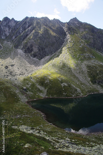 Palfner lake in Gastein valley, Austria	 photo