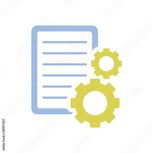 project management icon, management vector