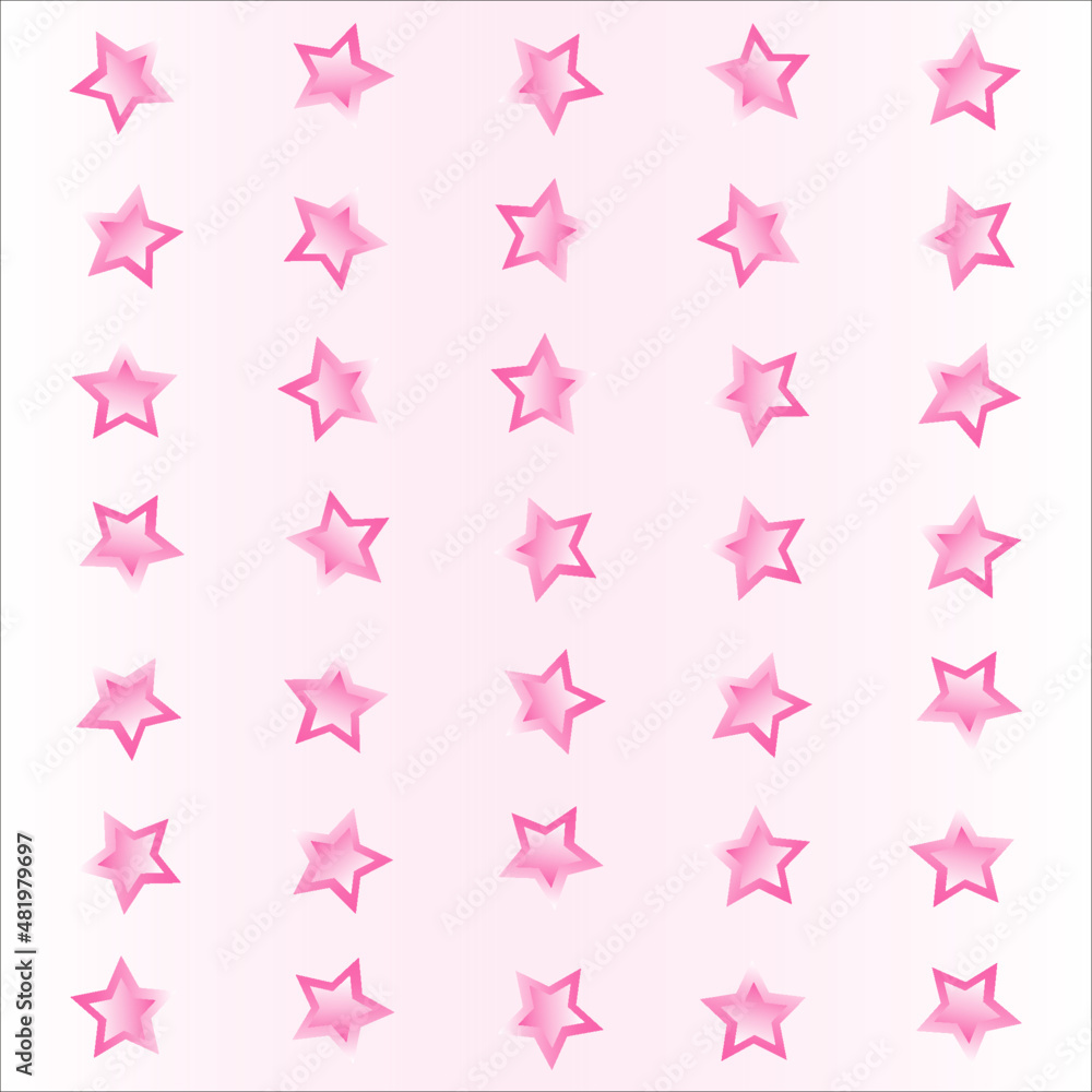 Pink stars pattern on light pink background
Pink stars pattern on light pink background