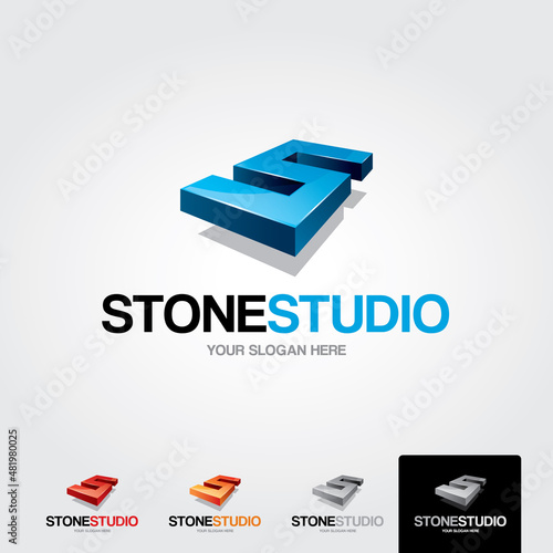 Letter S logo icon design template elements 
