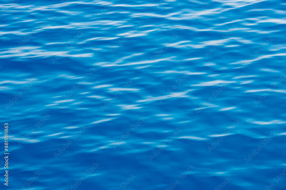 Blue sea water background texture