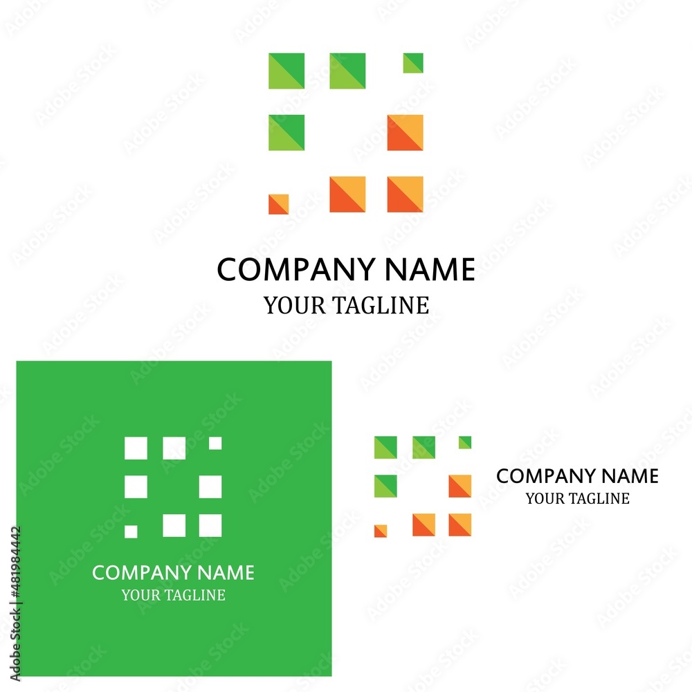 Modern Minimal Vector Logo for banner poster flyer Modern Minimal Vector Logo for banner poster flyer