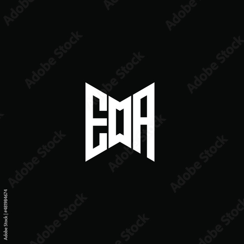 EDA letter logo creative design. EDA unique design, EOA letter logo creative design. EOA unique design