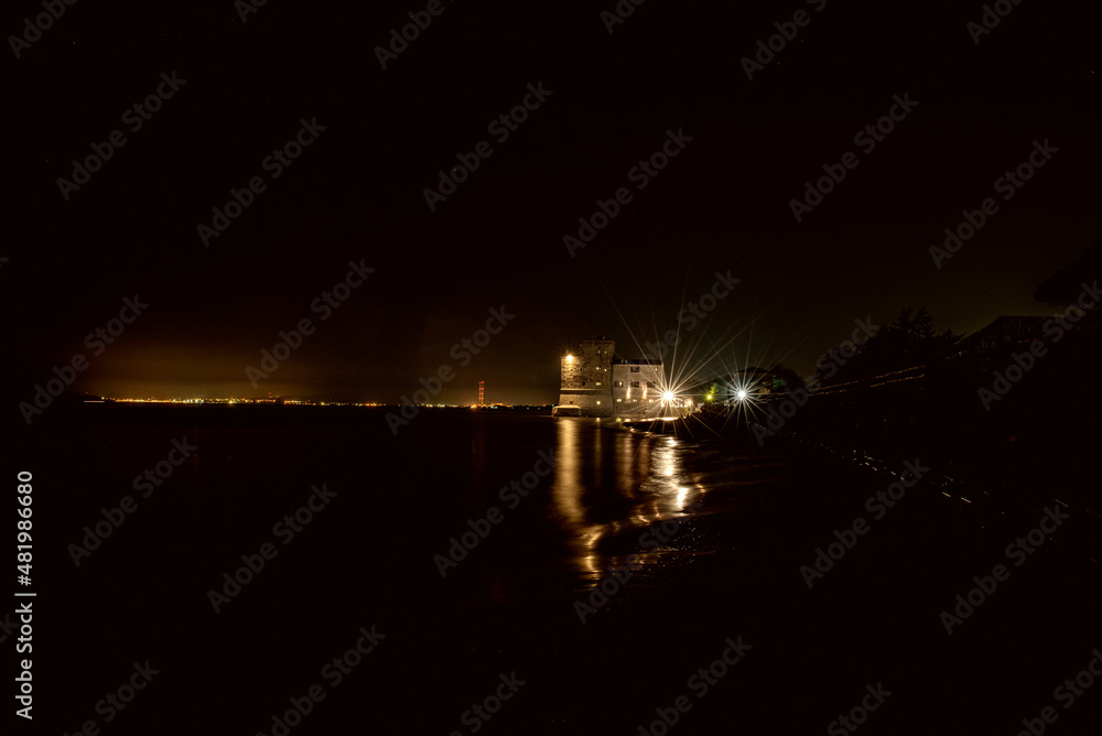 Torre Mozza, beautiful night picture, Tuscany, Italy Torre Mozza, beautiful night picture, Tuscany, Italy
