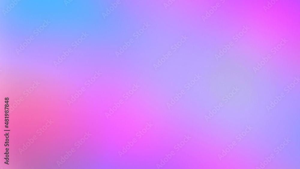 Holographic Unicorn Gradient. Trendy neon pink purple very peri blue teal colors soft blurred background Holographic Unicorn Gradient. Trendy neon pink purple very peri blue teal colors soft blurred background