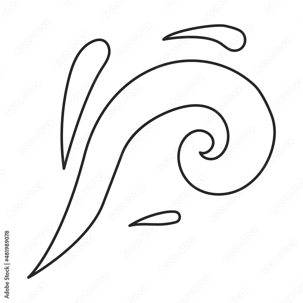 Water splash vector icon.Outline vector icon isolated on white background water splash. Water splash vector icon.Outline vector icon isolated on white background water splash.