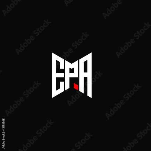 EPA letter logo creative design. EPA unique design