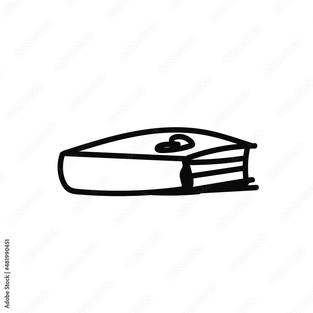 Vector illustration of a Book for Valentine's Day with a black line on an isolated background.Single,simple,festive picture in doodle style.Design for cards,stickers,posters,web,packaging. Vector illustration of a Book for Valentine's Day with a black line on an isolated background.Single,simple,festive picture in doodle style.Design for cards,stickers,posters,web,packaging.