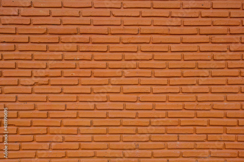 Red bricks wall texture for use to wallpaper or background