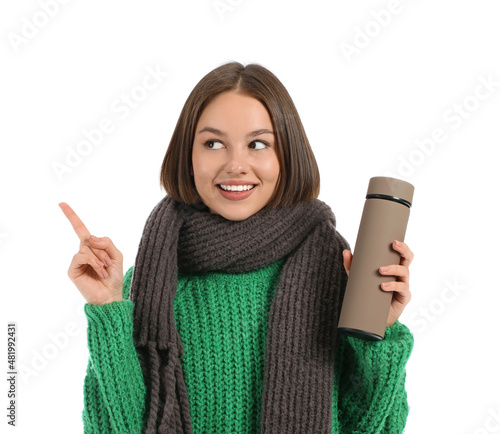 Beautiful young woman with ...