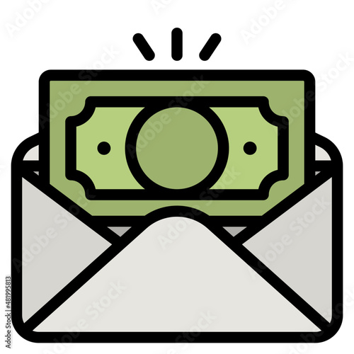 salary line icon