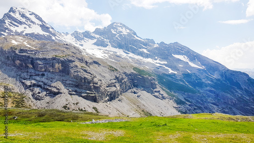 Beautiful summer mountain landscape in mountain range dolomite, Beautiful natural landscape in the summer time.