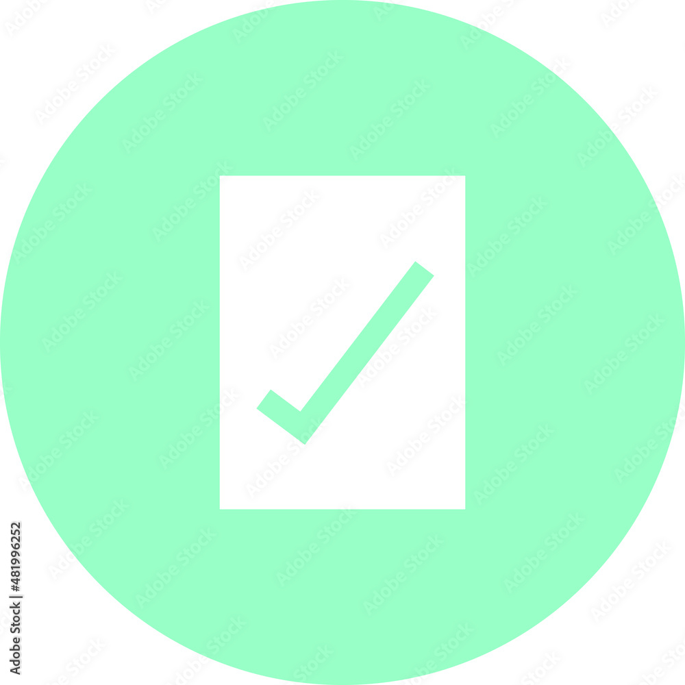 check mark icon. Checklist paper with tick mark. Correct mark of approval. icon button, vector illustration. check mark icon. Checklist paper with tick mark. Correct mark of approval. icon button, vector illustration.